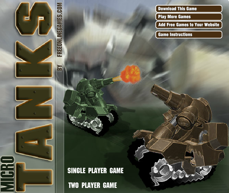 tank wars flash game